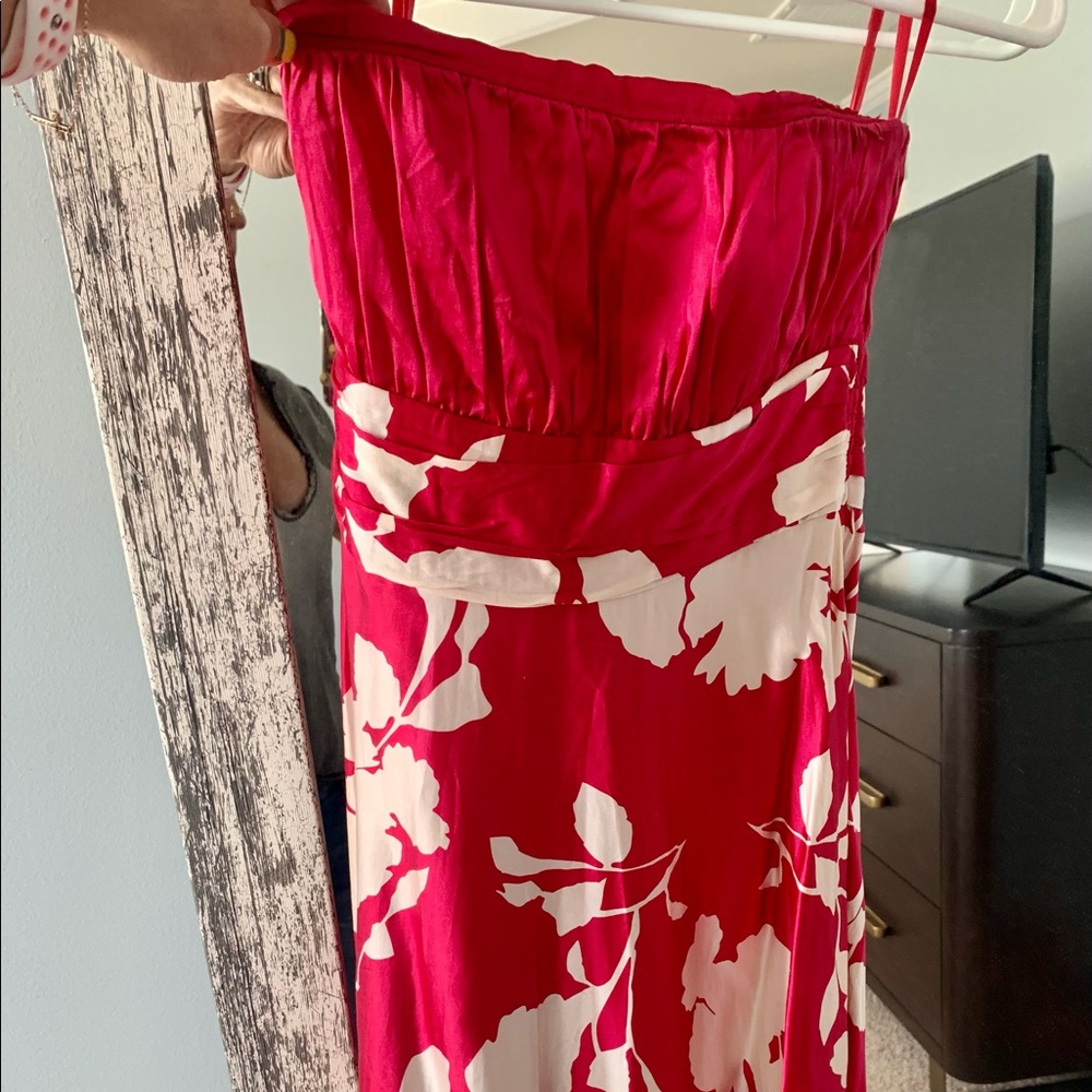Mansoon - pink floral long dress